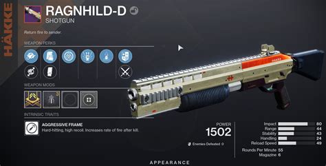 How To Farm Ragnhild D Shotgun In Destiny 2 Pvp And Pve God Roll