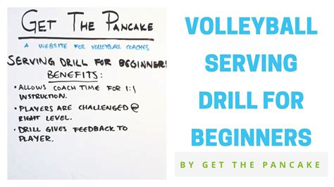 Volleyball Serving Drill For Beginners Youtube