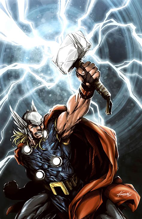 Thor God Of Thunder By Avalonfilth On Deviantart