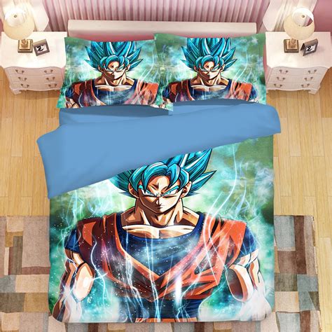 Dragon ball super bedding set 3pcs dragon ball z quilt duvet cover pillowcase. DRAGON BALL Z 3D bedding set Son Goku Vegeta Duvet Covers ...
