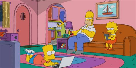 Simpsons Living Room Background For Zoom For Kids The