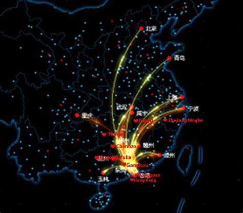 Heat Map Shows How People Fled China S Sex Capital After Police Crackdown Daily Mail Online