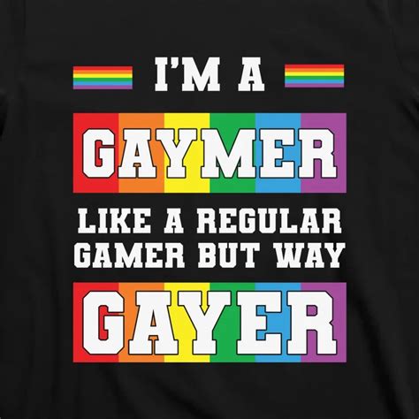 Lgbt Pride Month Like A Regular Gamer But Way Gaymer Rainbow Flag T
