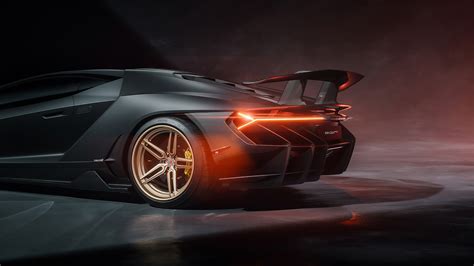 Lamborghini Centenario Coupe Rear 4k Wallpapers Free Supercar Picture Hd
