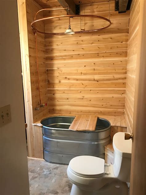 Image Result For Stock Tank Shower With Wood Tiny House Shower Stock