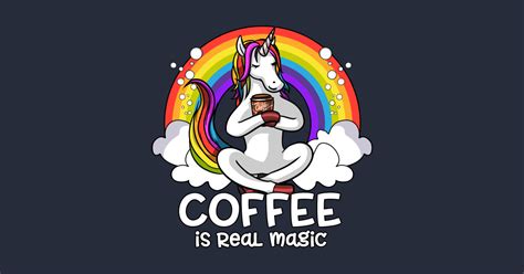 Unicorn Coffee Coffee Unicorn Sticker Teepublic