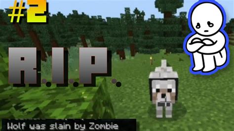 My Doggo Died Minecraft Survival 30 2 Youtube
