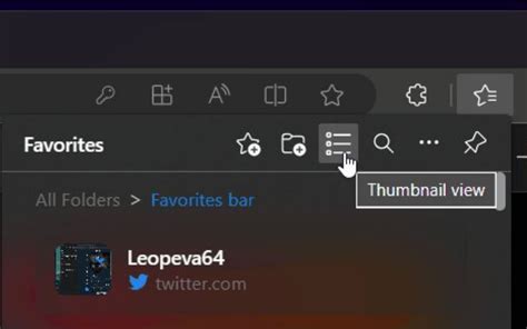Is Microsoft Slapping Thumbnails To Your Favorites On Edge