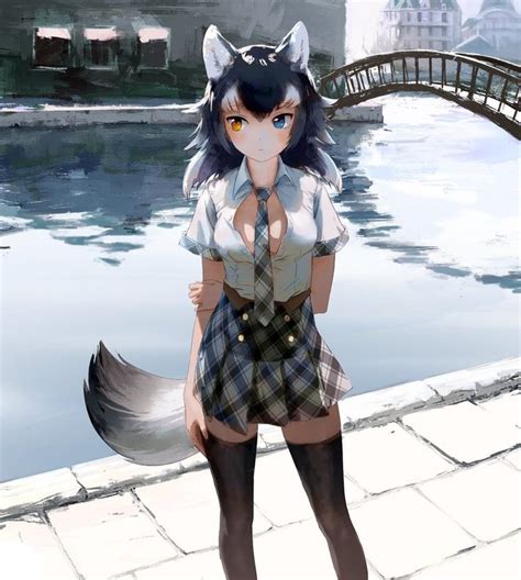 Pin By Mercawesomeness On Anime Anime Wolf Girl Anime Chibi Nekomimi