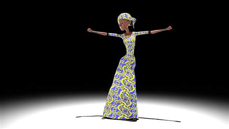 dancing girl 3d animation youtube