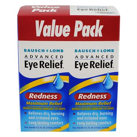 Bausch And Lomb Advanced Eye Relief Maximum Redness Reliver 2 X 05 Oz