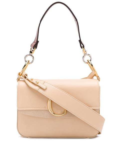 Chloé Small C Shoulder Bag - Farfetch | Shoulder bag, Bags, Shoulder