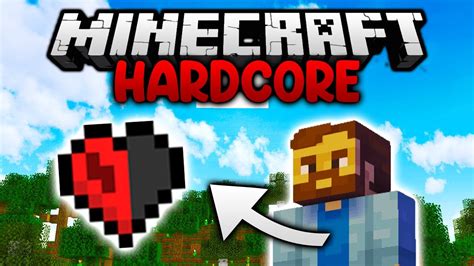 Minecraft Hardcore But Ive Only Half A Heart Episode 1 Youtube