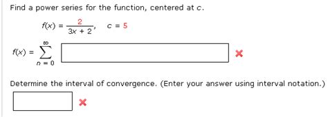 Maybe you would like to learn more about one of these? Solved: Find A Power Series For The Function, Centered At ...