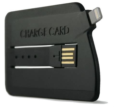 Chargecard Iphone 5 Charger Fits In A Wallet Macrumors