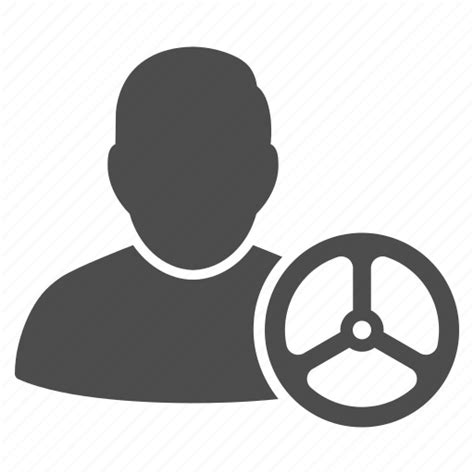 Auto Car Driver Control Job Steering Wheel Taxi Owner Wheel Icon