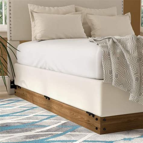 Zipcode Design Winston Wood Bed Frame For Box Spring Diy Bed Frame