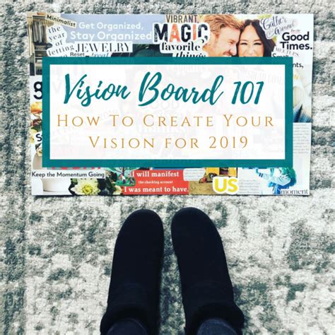 Vision Board 101 How To Create Your Vision For 2019 Images And