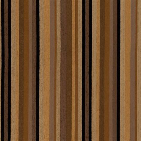 Earth Stripe Brown Stripe Chenille Upholstery Fabric By The Yard Kb452