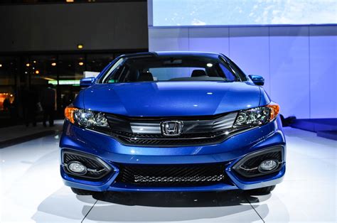 The fresh face gives the 2014 civic coupe some of the look of the european civic, with the headlights and grille now squeezed into a narrow band that looks a bit sportier and more ballistic than the rather dull face it. 2014 Honda Civic Coupe and Sedan First Drive - Motor Trend