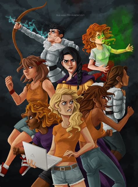 Girls Of Olympus By Blue Wave 789 On Deviantart Percy Jackson