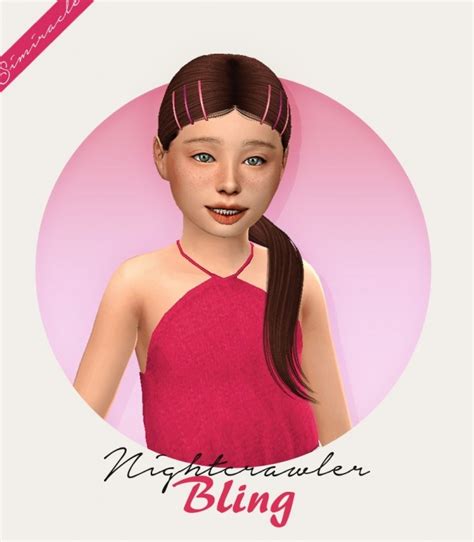 Nightcrawler Bling Kids Version Hair Clips At Birksches Sims Blog