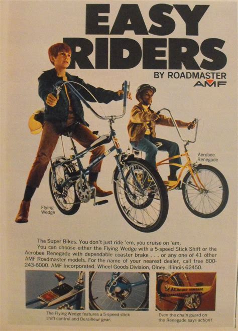 1970 Amf Roadmaster Bicycle Flying Wedge Aerobee Renegadeeasy Riders
