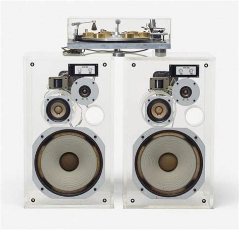 Pioneer Hpm 100 Acrylic Speakers Schallplattenspieler Plattenspieler