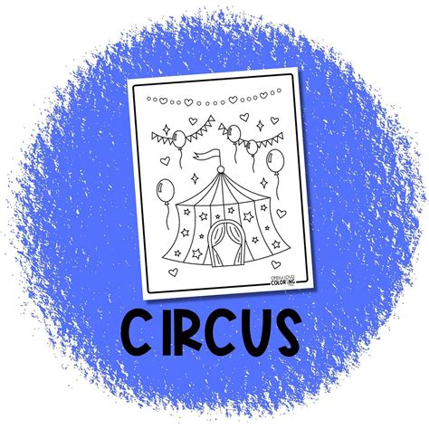 Free Circus Coloring Pages Simply Love Coloring