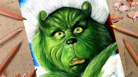 The Grinch Drawing Realistic Draw It Out