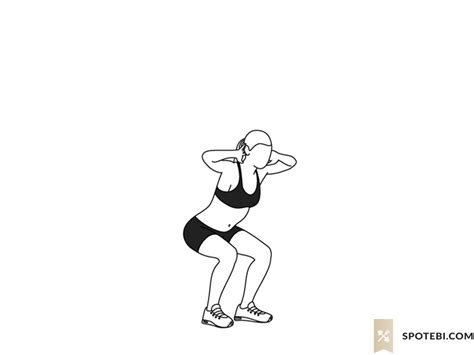 Jump Squat Illustrated Exercise Guide