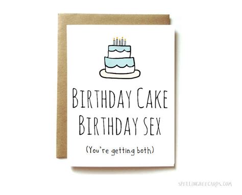Birthday Sex Card Funny Sexy Birthday Card For Boyfriend Etsy Uk