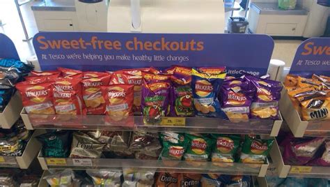 Tesco Caught Selling Crisps In New Healthy Checkout Lanes News The