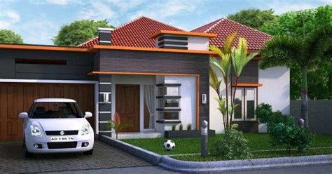 Model yang sederhana tapi fungsional, menjadi daya tarik dari desain rumah minimalis. Terkini Gambar Lantai Taman Rumah
