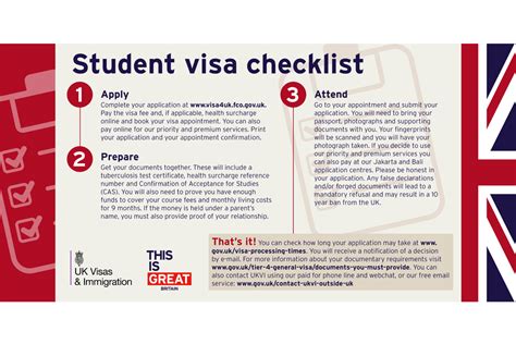 Tier 4 Student Visa Checklist Govuk