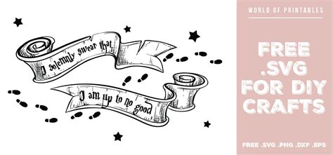 I Solemnly Swear Free SVG Files - World of Printables