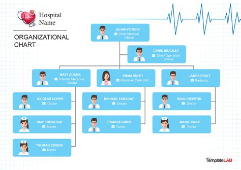 Hospital Organizational Chart Template