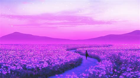 Day Dreaming Lavender Field 4k Wallpaperhd Artist Wallpapers4k