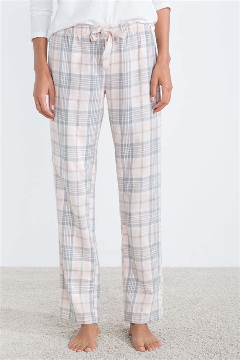 Long Checked Pyjama Pants Sleepwear Womensecret Comfy Outfits