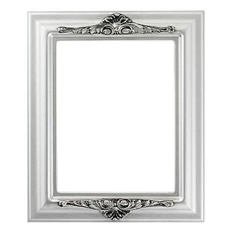 Rectangle Frame In Silver Spray Finish Silver Picture Frames With