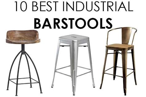 These options suit any style. Vintage Industrial Barstools - 10 BEST for Farmhouse Style