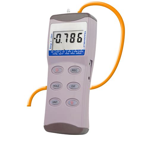 Traceable Digital Manometer With Calibration ±15 Psi Reagents