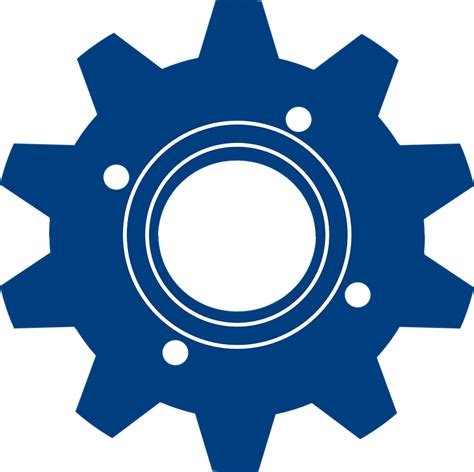 Gear Blue Symbol · Free Vector Graphic On Pixabay