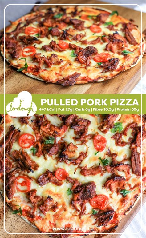 Low carb and keto friendly! Low Carb Pulled Pork Pizza #Lowcarb #Lowcalorie #Highfibre ...