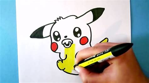 Comment Dessiner Pikachu BÉbÉ Kawaii Dessin Kawaii