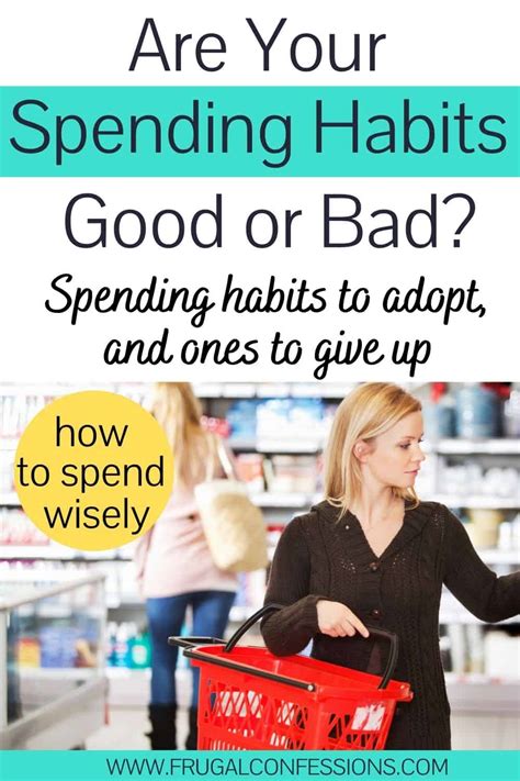 List Of 63 Good And Bad Personal Spending Habits Identify Yours