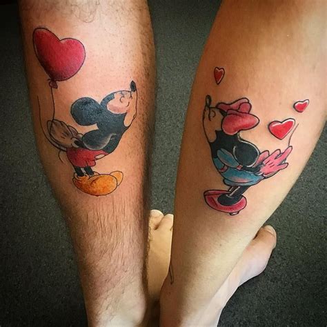 80 Disney Couple Tattoos That Prove Fairy Tales Are Real Disney