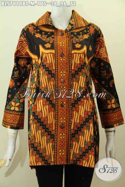 Jual model kerah kemeja pria murah harga terbaru 2021. Baju Batik Cewek Modis Motif Elegan Berkelas, Pakaian Batik Model Kerah Proses Kombinasi Tulis ...