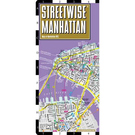 Series Michelin City Plans Streetwise Map Manhattan Laminated