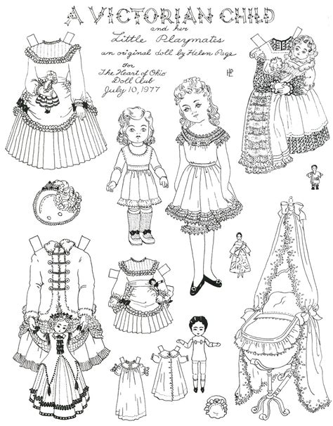 Kids Victorian Clothes Vintage And Children 2 Ripping Free Printable